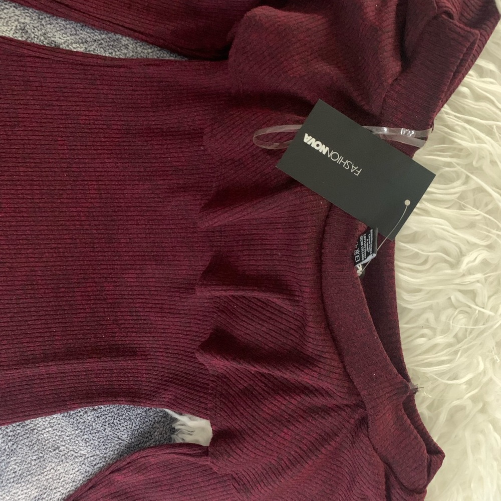 Vestido color vino nuevo size M